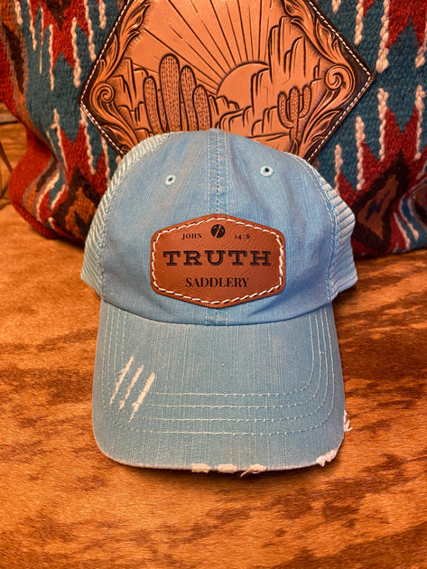 Ladies Turquoise Hat with Truth Badge Patch – Truth Brands