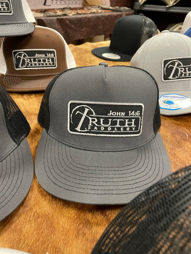Charcoal Grey/Black Cap with Team Truth Patch