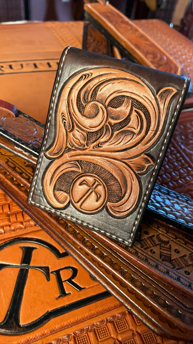 HAND TOOLED LEATHER ITEMS